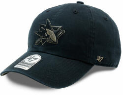 47 Brand Șapcă 47 Brand NHL San Jose Sharks Ballpark Camo '47 CLEAN UP H-BPCAM22GWS-BK Negru