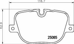 BREMBO P44025 Set placute frana, frana disc