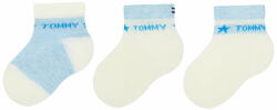 Tommy Hilfiger Set de 3 perechi de șosete lungi pentru copii Tommy Hilfiger 701222675 Sky Blue 014