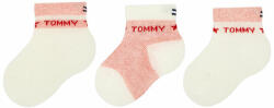 Tommy Hilfiger Set de 3 perechi de șosete lungi pentru copii Tommy Hilfiger 701222675 Red 002