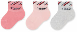 Tommy Hilfiger Set de 3 perechi de șosete lungi pentru copii Tommy Hilfiger 701220277 Pink Combo 002