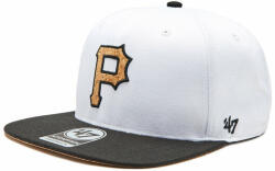 47 Brand Șapcă 47 Brand MLB Pittsburgh Pirates Corkscrew 47 CAPTAIN B-CORKS20WBP-WH Alb