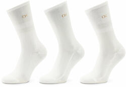 Calvin Klein Set de 3 perechi de șosete lungi de damă Calvin Klein 701219848 White 001