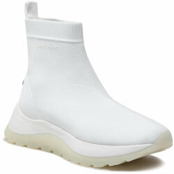 Calvin Klein Sneakers Calvin Klein 2 Piece Sole Sock Boot-Knit HW0HW01338 Ck White YAF