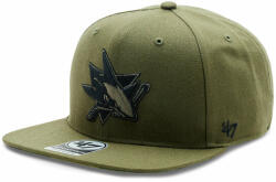47 Brand Șapcă 47 Brand NHL San Jose Sharks Ballpark Camo '47 CAPTAIN H-BCAMO22WBP-SW Verde