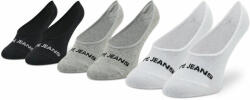 Pepe Jeans Set de 3 perechi de șosete scurte de damă Pepe Jeans Daria PLU10387 Black/White/Grey Marl