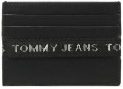 Tommy Jeans Etui pentru carduri Tommy Jeans Tjm Essential Leather Cc Holder AM0AM11219 Negru