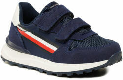 Tommy Hilfiger Sneakers Tommy Hilfiger Stripes Low Cut Velcro Sneaker T1B9-32882-1587 S Blue/White X007