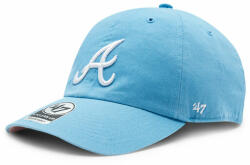 47 Brand Șapcă 47 Brand MLB Atlanta Braves Double Under '47 CLEAN UP BCWS-DBLUN01GWS-CO95 Albastru