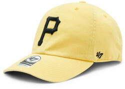 47 Brand Șapcă 47 Brand MLB Pittsburgh Pirates Double Under '47 CLEAN UP BAS-DBLUN920GWS-MZ06 Galben