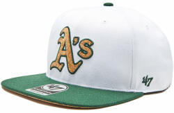 47 Brand Șapcă 47 Brand MLB Oakland Athletics Corkscrew 47 CAPTAIN B-CORKS18WBP-WH Alb
