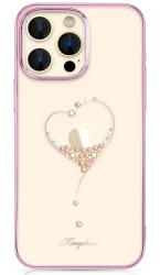 Kingxbar Husa Wish Series pentru iPhone 14 decorata cu cristale roz (6959003508126)