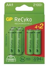 GP Batteries GP ReCyko AA/HR6/2100mAh/6db ceruza akkumulátor (B2121V)