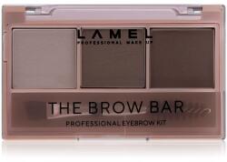 LAMEL BASIC The Brow Bar paleta pentru machiaj sprancene cu pensula #402 4, 5 g