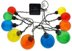 Baterie Centrum LED Napelemes lánc 10xLED/3, 65m 600 mAh IP44 többszínű BC0386 (BC0386)