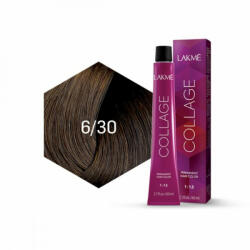 LAKMÉ COSMETICS Vopsea de par permanenta 6/30 blond inchis auriu Collage 60ml (8429421263016)
