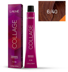 LAKMÉ COSMETICS Vopsea de par permanenta 6/40 blond inchis cupru Collage 60ml (8429421264013)