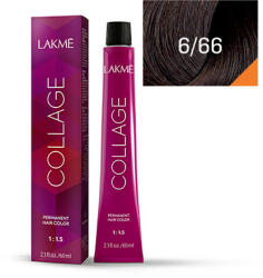 LAKMÉ COSMETICS Vopsea de par permanenta 6/66 blond inchis castaniu Collage 60ml (8429421266611)