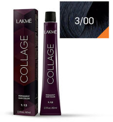 LAKMÉ COSMETICS Vopsea de par permanenta 3/00 saten inchis Collage 60ml (8429421230018)