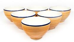 Výrobce po 1 ks Tereza narancssárga kerámia kompótos tál (KK13192)