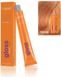 LAKMÉ COSMETICS Vopsea de par demipermanenta 10/40 blond platinat cupru Gloss 60ml (8429421399418)