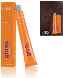 LAKMÉ COSMETICS Vopsea de par demipermanenta 4/50 castaniu mahon Gloss 60ml (8429421345019)