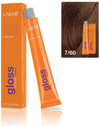 LAKMÉ COSMETICS Vopsea de par demipermanenta 7/60 blond castaniu intens Gloss 60ml (8429421376013)