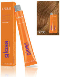 LAKMÉ COSMETICS Vopsea de par demipermanenta 9/30 blond deschis auriu Gloss 60ml (8429421393010)