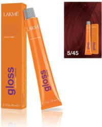LAKMÉ COSMETICS Vopsea de par demipermanenta 5/45 saten cupru mahon Gloss 60ml (8429421354516)