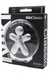 Mr&Mrs Fragrance Niki BIG Classic Fresh Air (Metal Silver) parfum pentru masina
