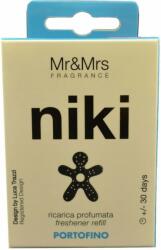Mr&Mrs Fragrance Niki Portofino - parfum pentru masina rezervă