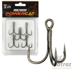 Nevis TR-21 Harcsázó Hármashorog Méret: 4/0 - Nevis Powercat Treble Hook (5655-004)