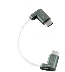 DD HIFI TC05 - OTG adatkábel USB Type-C dugó és USB Type-C dugó csatlakozóval - 90° 80mm (DDHIFI-TC05-LSHAPE)