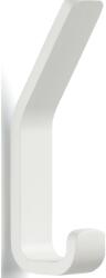 ZONE Cârlig pentru prosoape RIM 11 cm, dublu, alb, aluminiu, Zona Danemarca