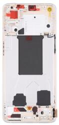 tel-szalk-1929705274 OPPO Reno7 Pro 5G arany előlap LCD keret, burkolati elem (tel-szalk-1929705274)