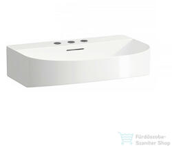 Laufen Sonar 60x42 cm-es csiszolt aljú mosdó 3 csaplyukkal, matt fehér H8163427571081 (H8163427571081)
