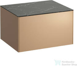 Laufen Sonar 57, 5x45, 5x34 cm-es 1 fiókos alsószekrény kivágás nélkül, Copper&Nero Marquina H4054000341411 (H4054000341411)