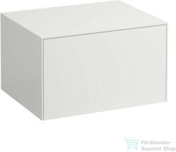 Laufen Sonar 57, 5x45, 5x34 cm-es 1 fiókos alsószekrény kivágás nélkül, Matt fehér H4054000341701 (H4054000341701)