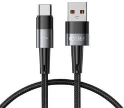 Tech-Protect Ultraboost kábel USB / USB-C 66W 6A 25cm, szürke