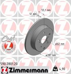 ZIMMERMANN Disc frana ZIMMERMANN COAT Z 590.2801. 20 (590.2801.20)