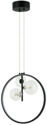 ZAMBELIS LIGHTS fekete-átlátszó LED függesztett lámpa (ZAM-22064) G9 3 izzós IP20 (22064)