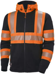 Helly Hansen ICU JÓL LÁTHATÓSÁGI CIPZÁRAS KAPUNCIS PULÓVER, narancs, XS (79273_269-XS)