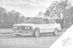 PontPöttyöző - BMW E30 Méret: 40x60cm, Keretezés: Keret nélkül (csak a vászon), Szín: Zöld