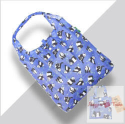 eco chic Összehajtható bevásárló táska pandamackó kék (osszehajthato_bevasarlo_taska_pandamacko_kek)