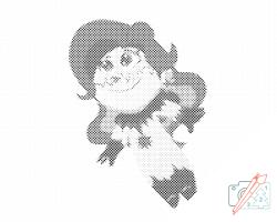  PontPöttyöző - Firestart Méret: 30x40cm, Keretezés: Keret nélkül (csak a vászon), Szín: Piros