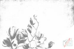  PontPöttyöző - Magnólia Méret: 40x60cm, Keretezés: Keret nélkül (csak a vászon), Szín: Zöld