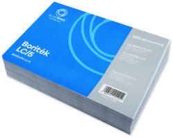 BLUERING Boríték LC/5 szilikonos bélésnyomott 162×229mm Bluering® 100 db/csom fehér (47690) - bestoffice