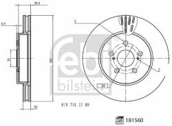 Febi Bilstein Disc frana FEBI BILSTEIN 181560