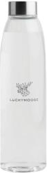 Luckymoose Sticla pentru apa Luckymoose, borosilicata, transparent argintiu, 675 ml (B09VZJ7HJR2)