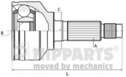 NIPPARTS Kit cap planetara TOYOTA COROLLA (E11) (1997 - 2002) NIPPARTS J2822005